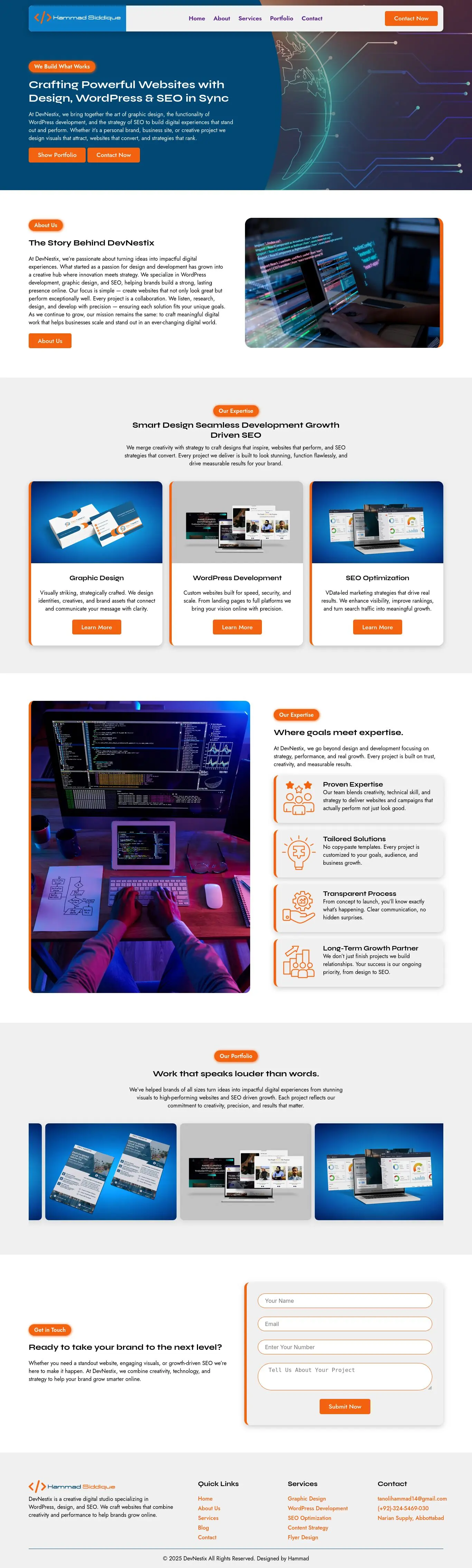 Devnestix website