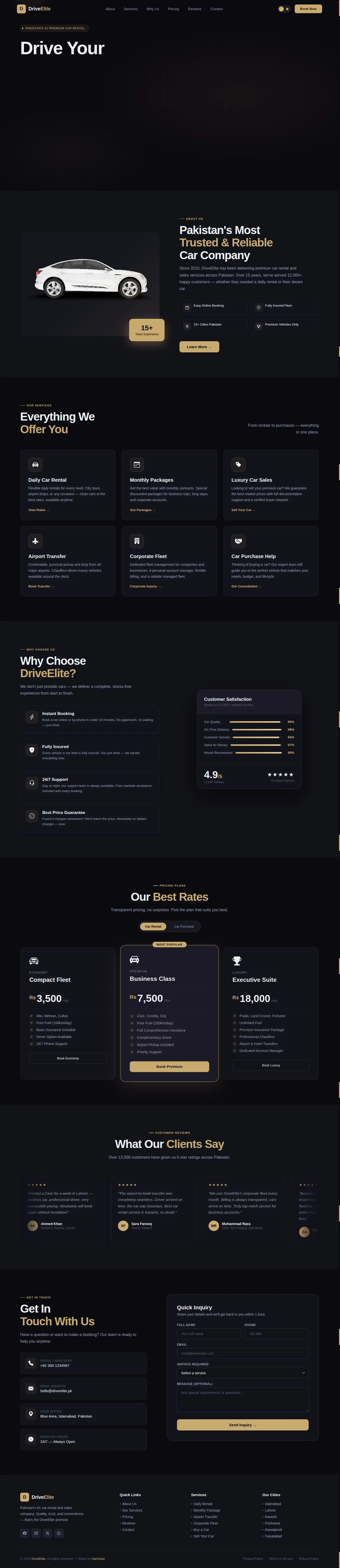 Drive Elite website