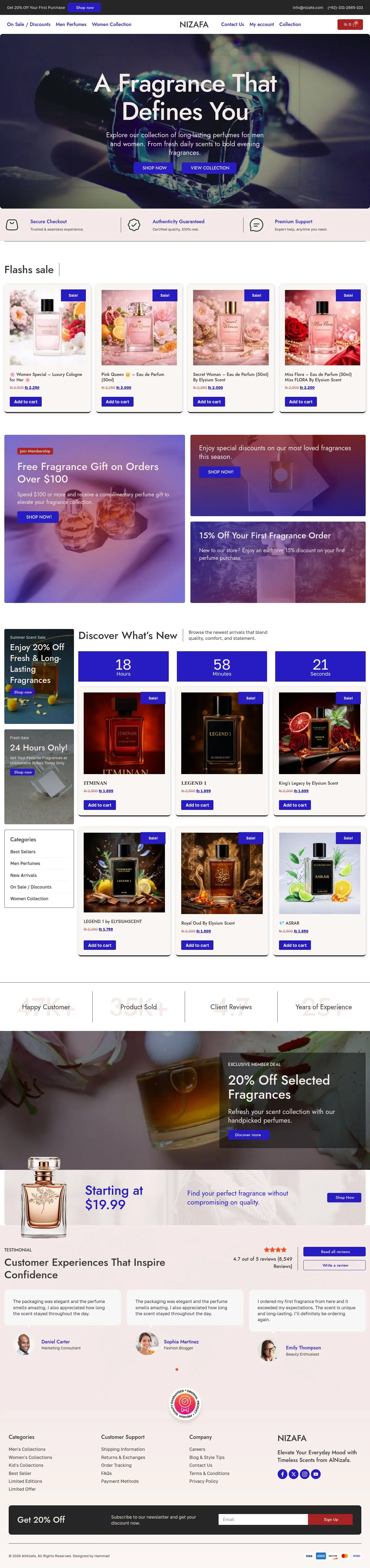 Hamali Store website