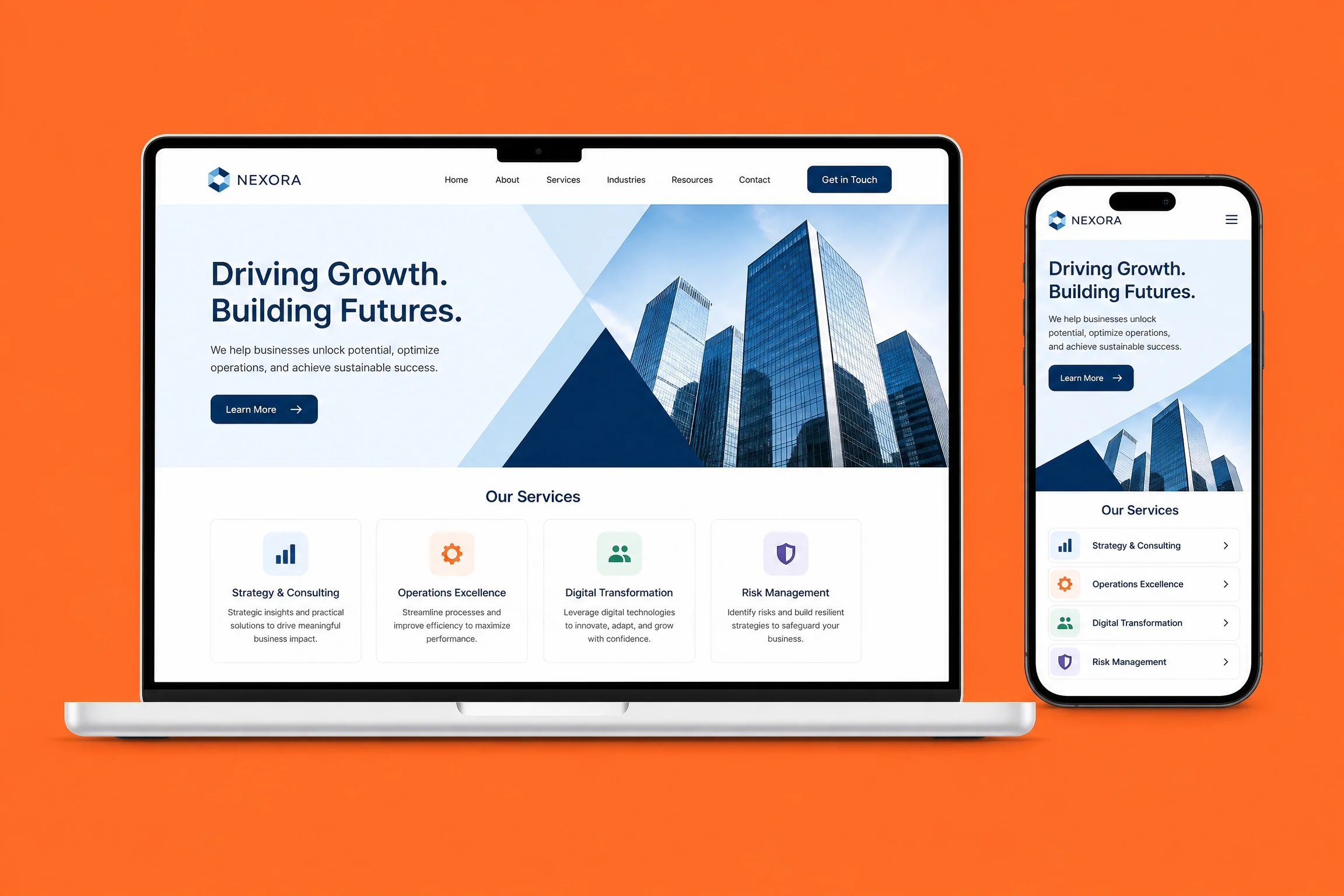 Business website design